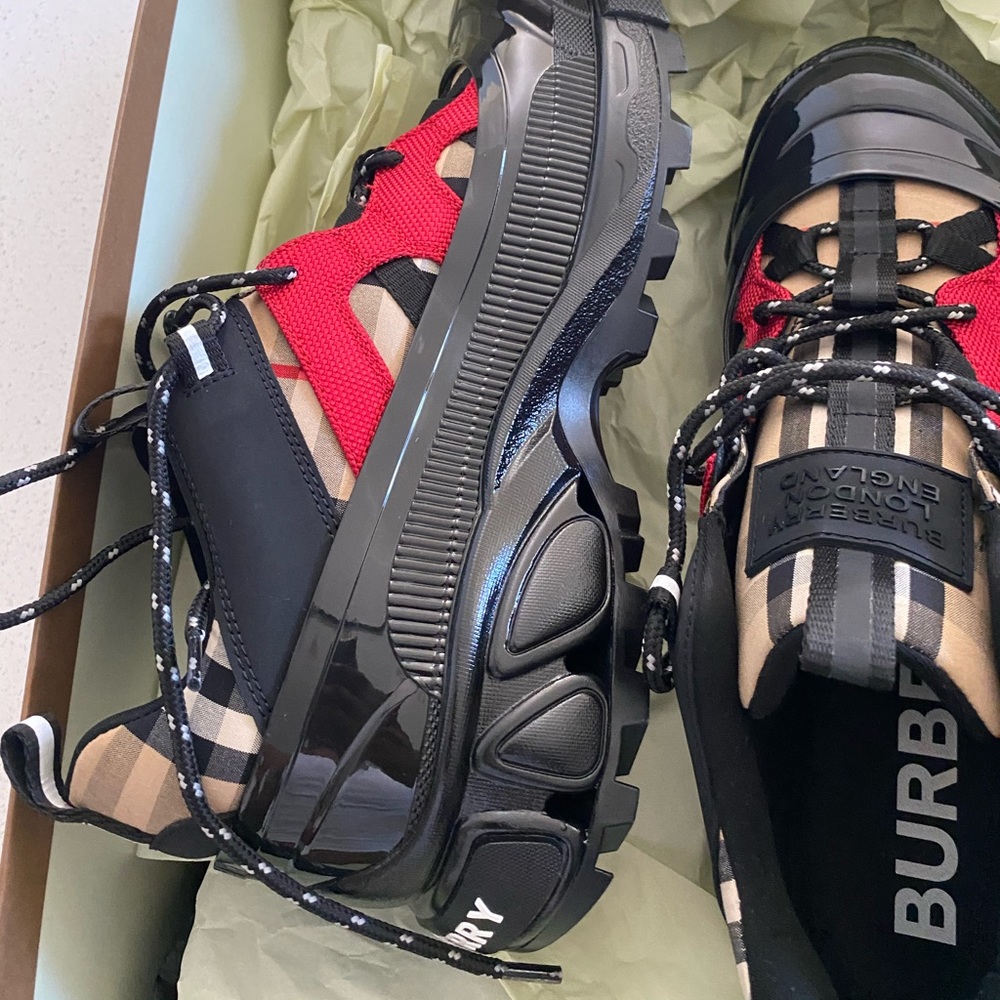 Burberry Vintage Check Cotton Sneakers